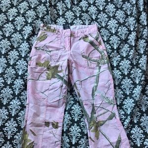 Pink camouflage pants